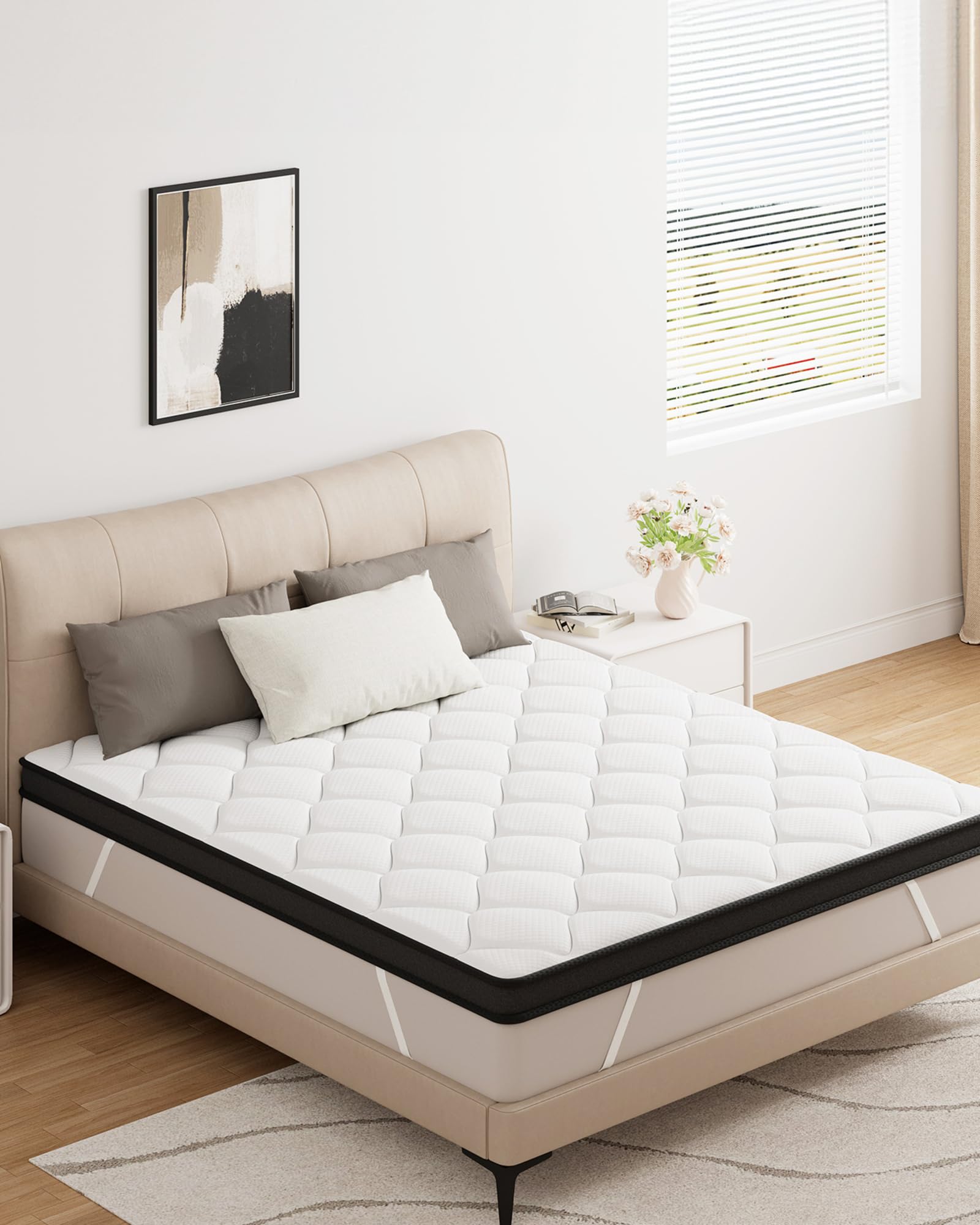 Topllen Cooling Gel Memory Foam Topper