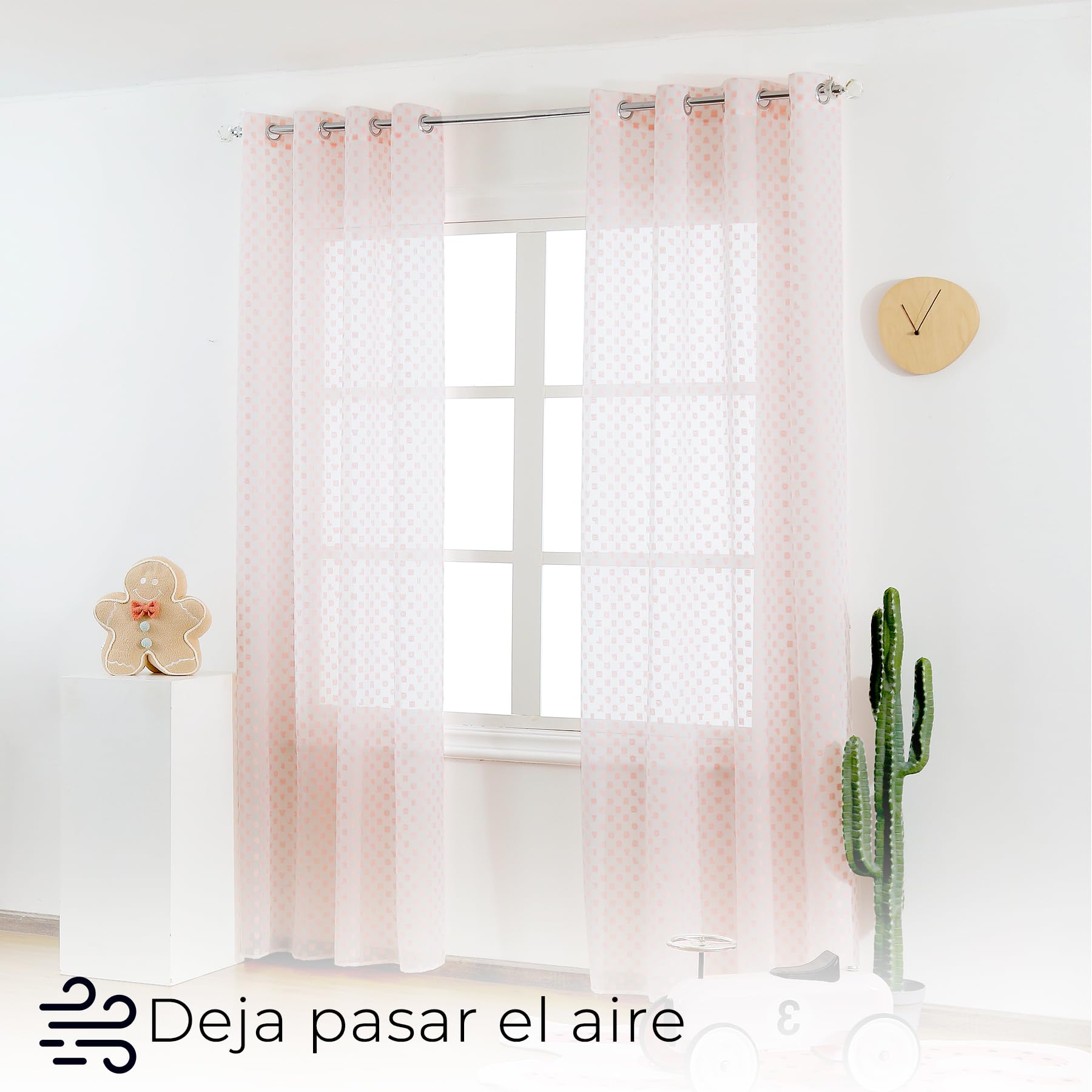 Tenda Camera Bambini 140x260cm - Design Stelle Rosa In Poliestere - Foto 2