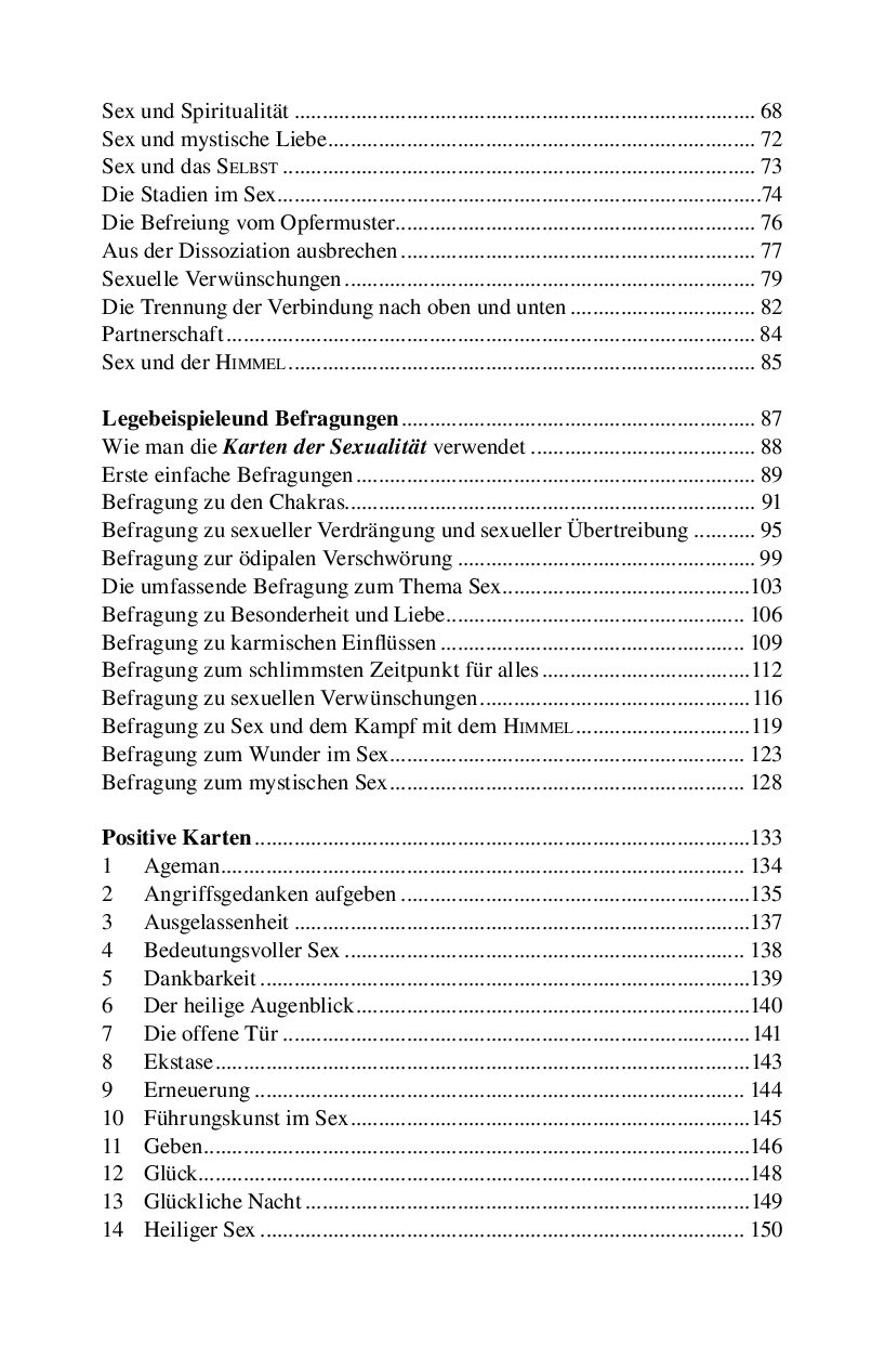 Karten der Sexualität: Liebe und Zärtlichkeit. Selbstcoaching mit Affirmationen und Chuck Spezzano Karten