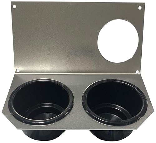 Compatible with Honda Pioneer 1000 Cup Holder w marine radio hole