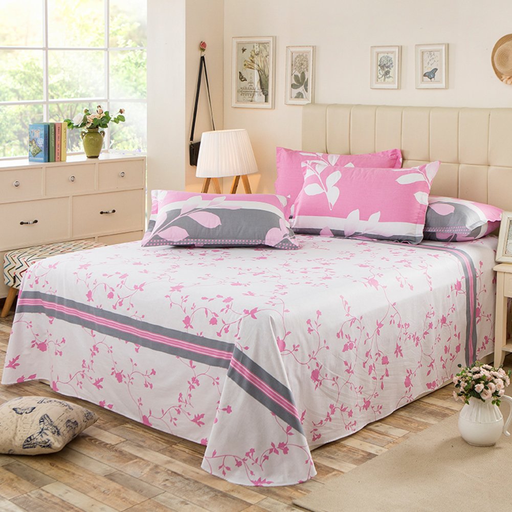 Drap en coton double épais contre le froid hivernal - Lit 230x250cm sergé