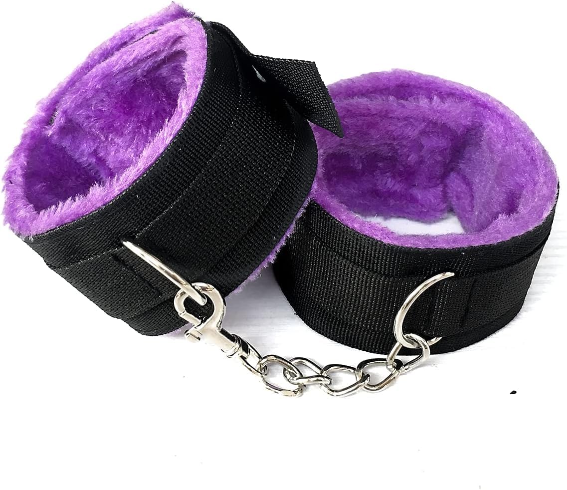 Kit di Attrezzatura Sportiva Viola, Attrezzi Sportivi in ​​Nylon di Peluche