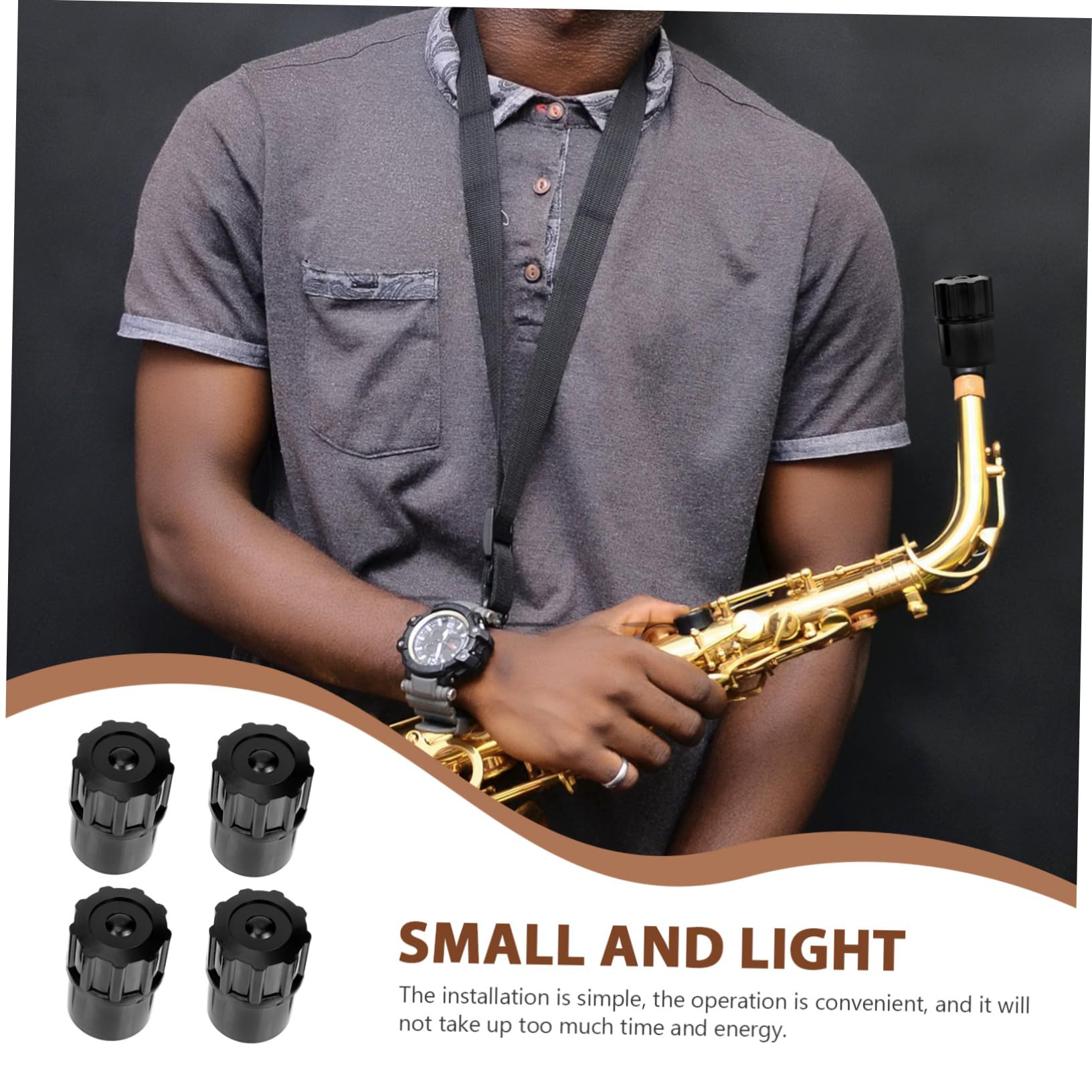 20pièces Bouchons De Pour Saxophone Alto Accessoires Pratiques Pour Entretenir Votre Instrument