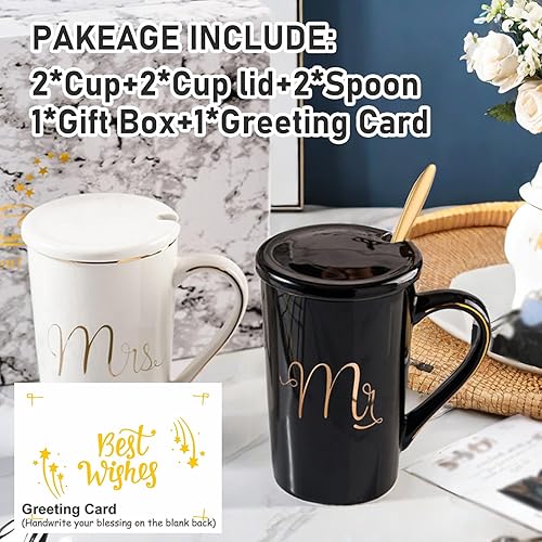 Miniatura 8 de CINHOLL Regalos de despedida de soltera, regalo de compromiso de boda, regalo para parejas, recién casados, luna de miel, novia, novio, San