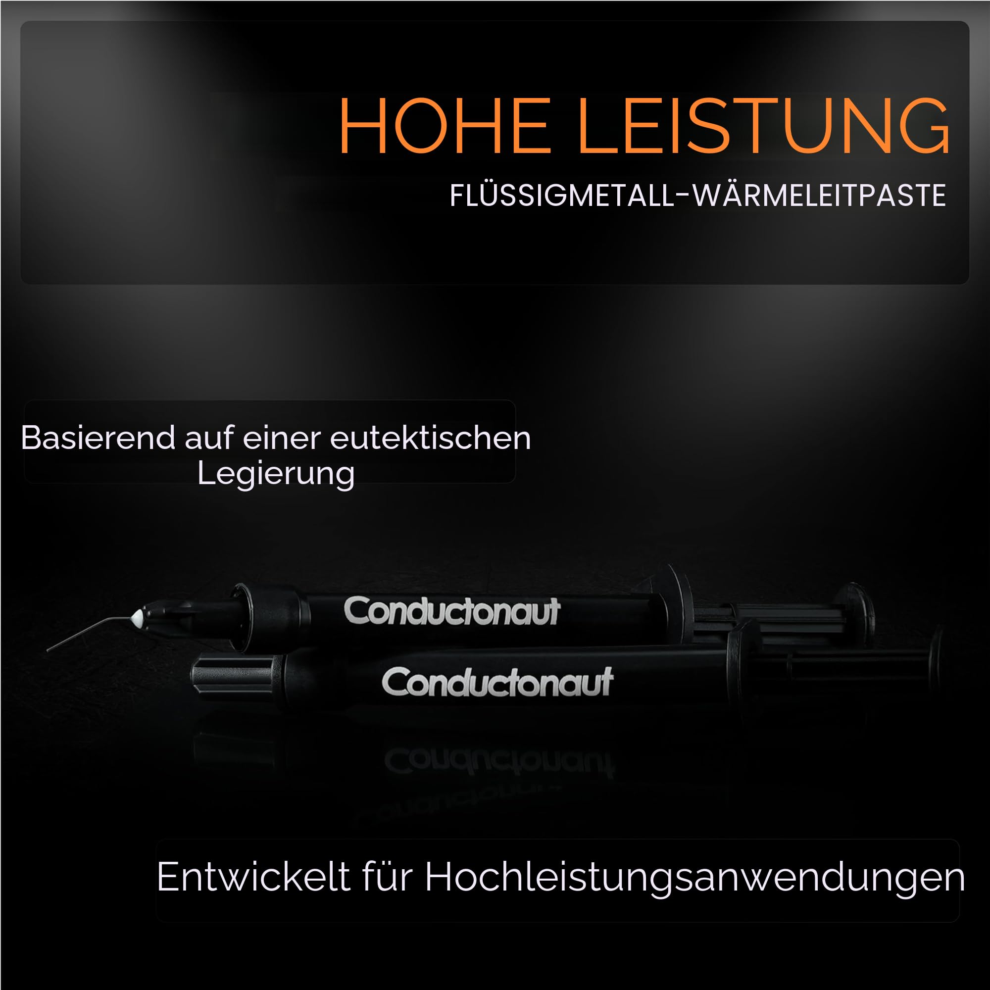 Thermal Grizzly - Conductonaut - 5 Gramm - Flüssigmetall-Wärmeleitpaste - Für Maximale Wärmeleitfähigkeit beim Overclocking von CPU/GPU