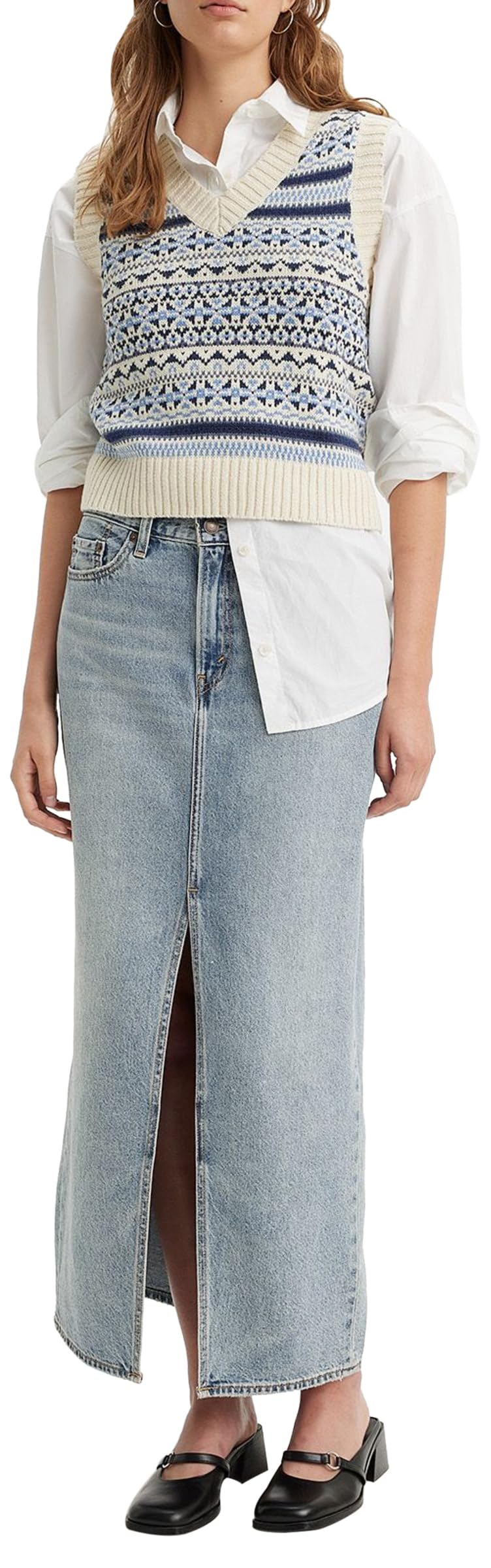 Levi's Ankle Column Skirt Donna