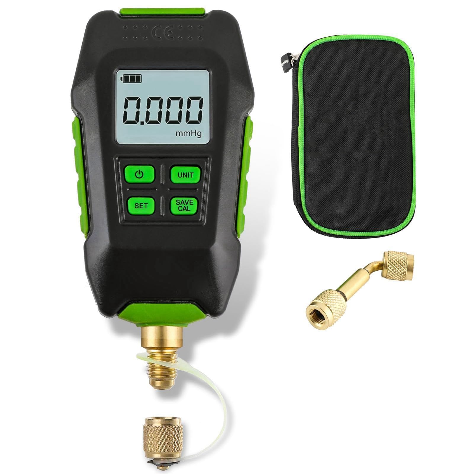 Manomètre Numérique 0-10000Pa Haute Précision Manomètre Électronique Absolu 0,5 Mpa
