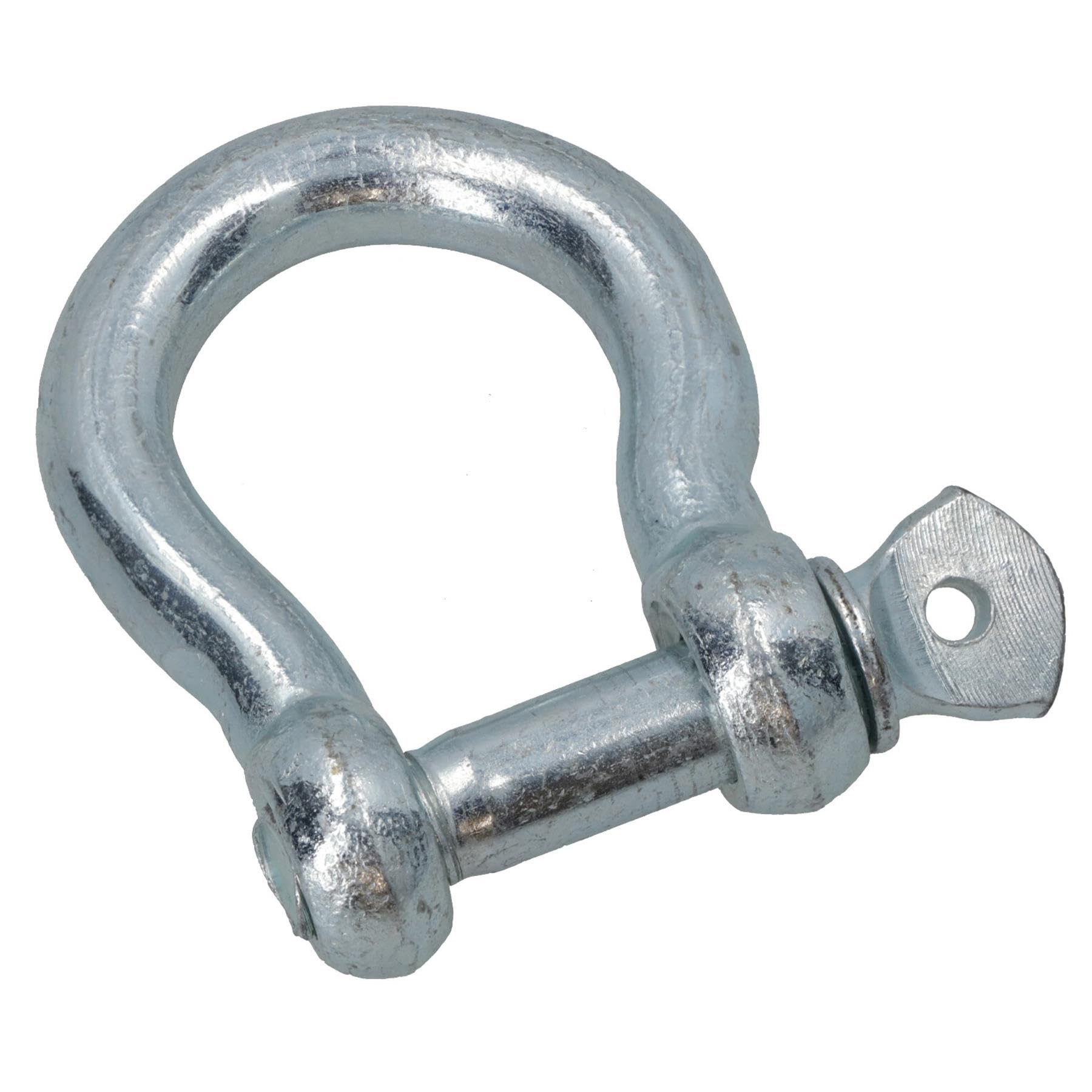 AB Tools 16mm Galvanised Bow Shackle Single Shackle Link Chandlery Boat Yacht