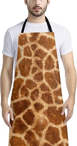 Miniatura 3 de AFPANQZ Delantal ajustable para barbacoa con bolsillo, lazo extralargo, para cocinar, cocinar, cocinar, hornear, 36 x 26.8 pulgadas
