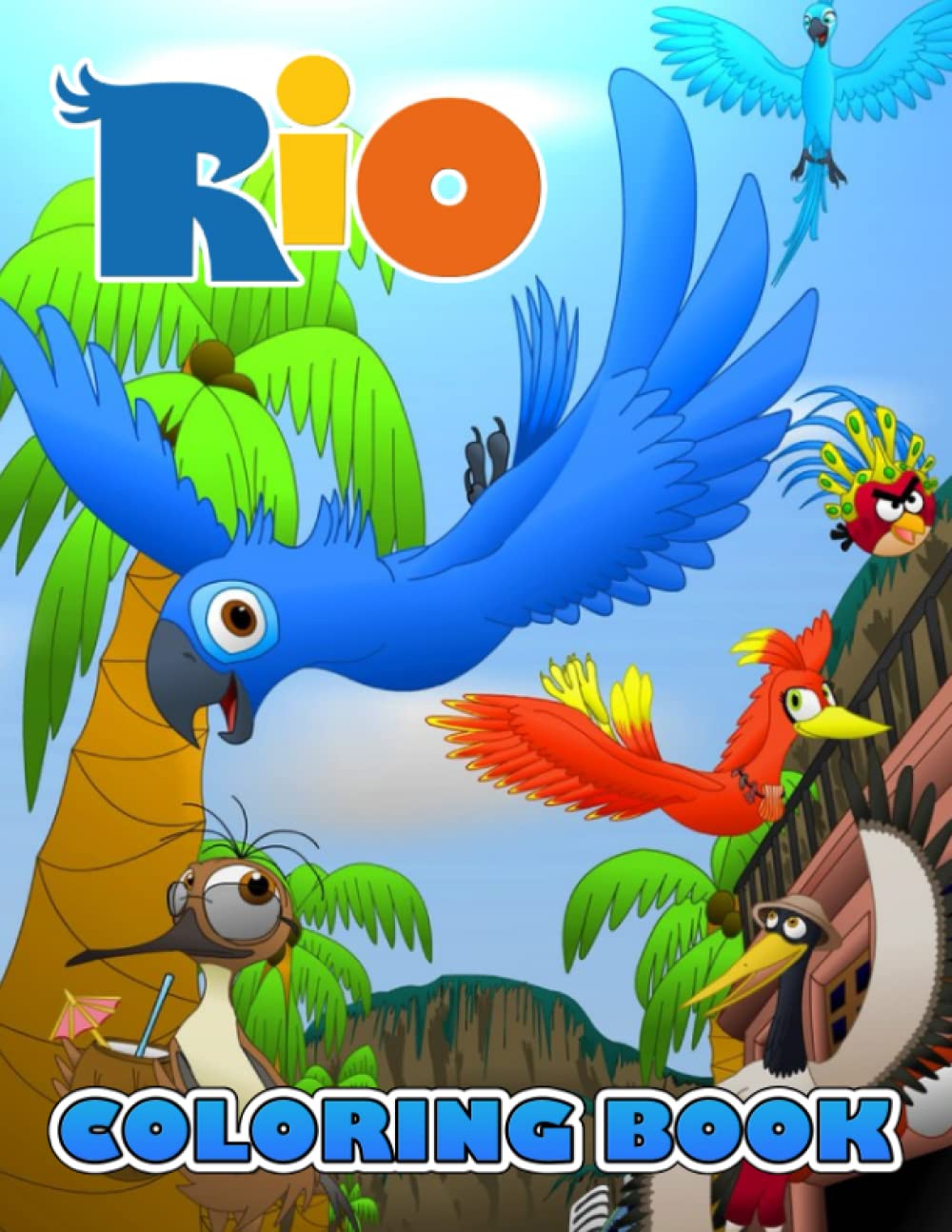 Rio Coloring Book: Perfect Coloring Book For Adults and Kids With Incredible Illustrations Of Rio For Coloring And Having Fun.
