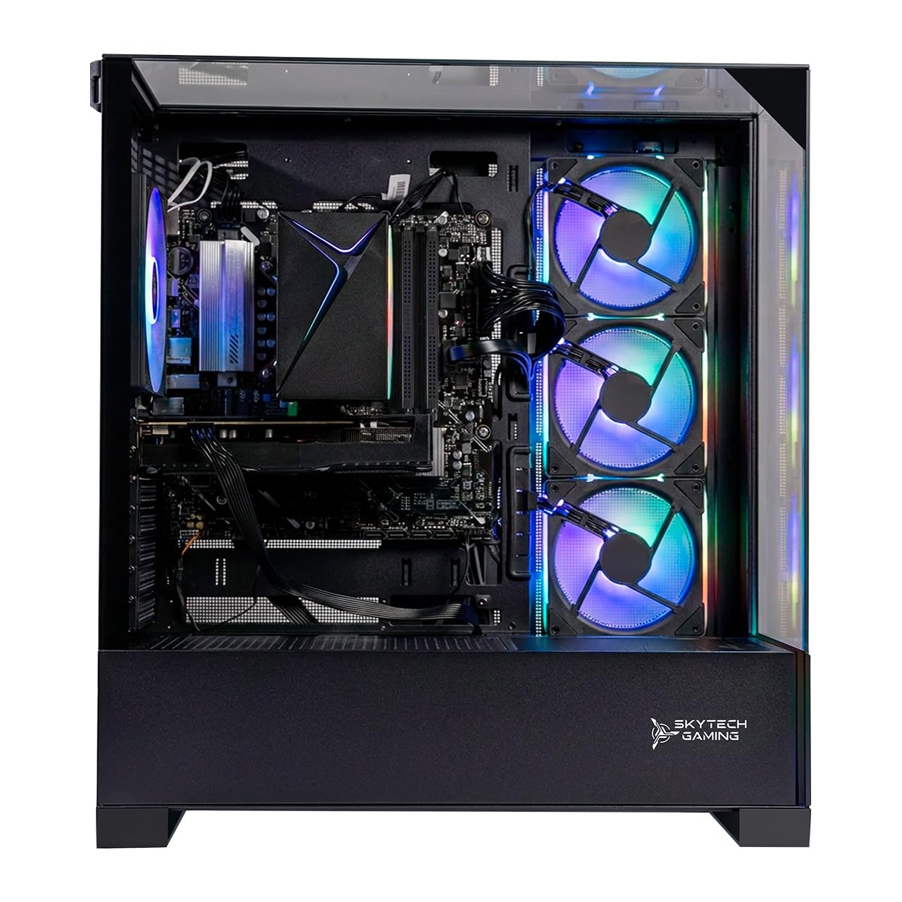 Skytech Gaming Shadow 5 Gaming PC, AMD Ryzen 7 7700 3.8GHz, NVIDIA RTX 5070 12GB VRAM, 1TB Gen4 NVMe SSD, 32GB DDR5 RAM 6000, 750W Gold PSU, WI-FI 5, Windows 11, Desktop