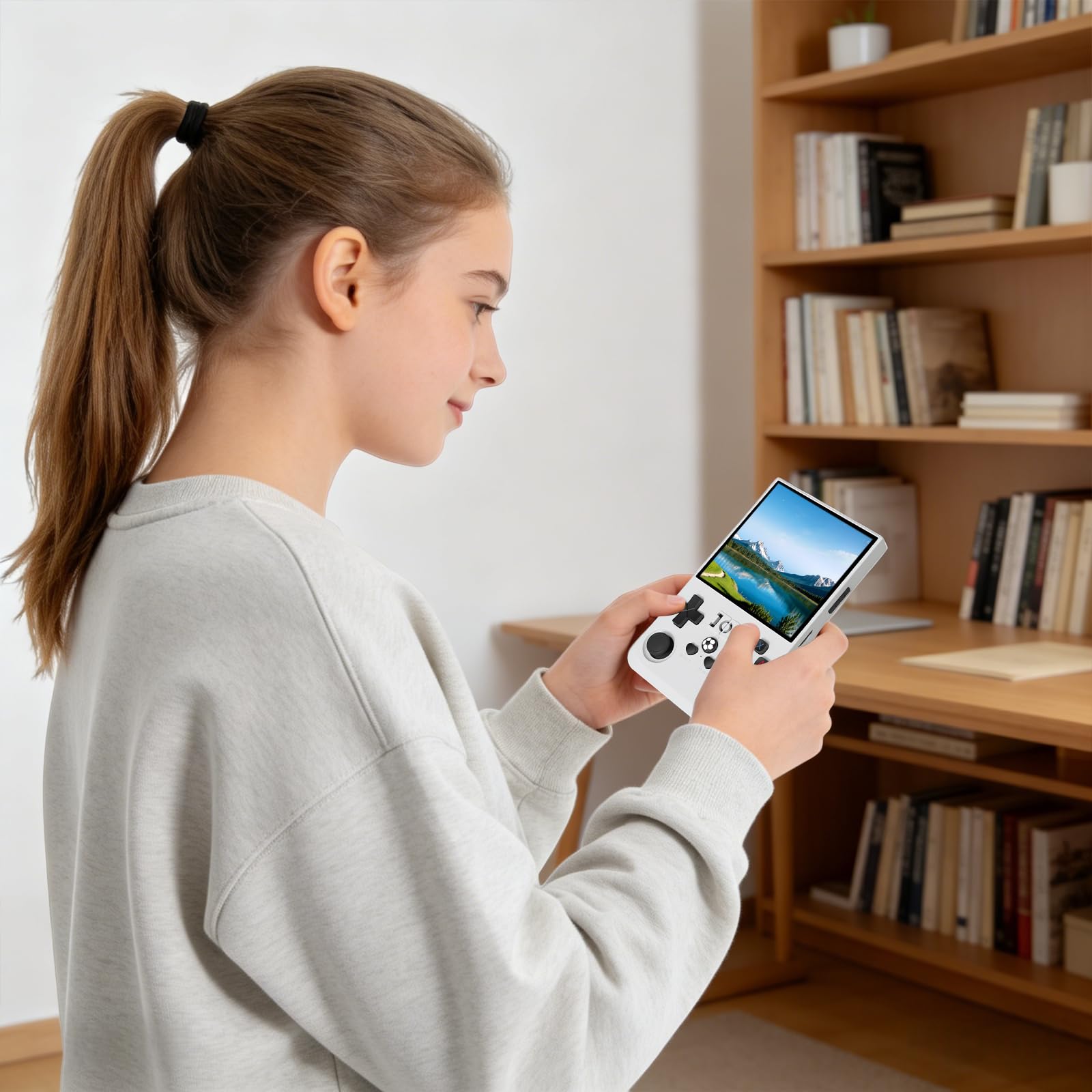 Console portatile con display da 4 pollici e doppio joystick open source