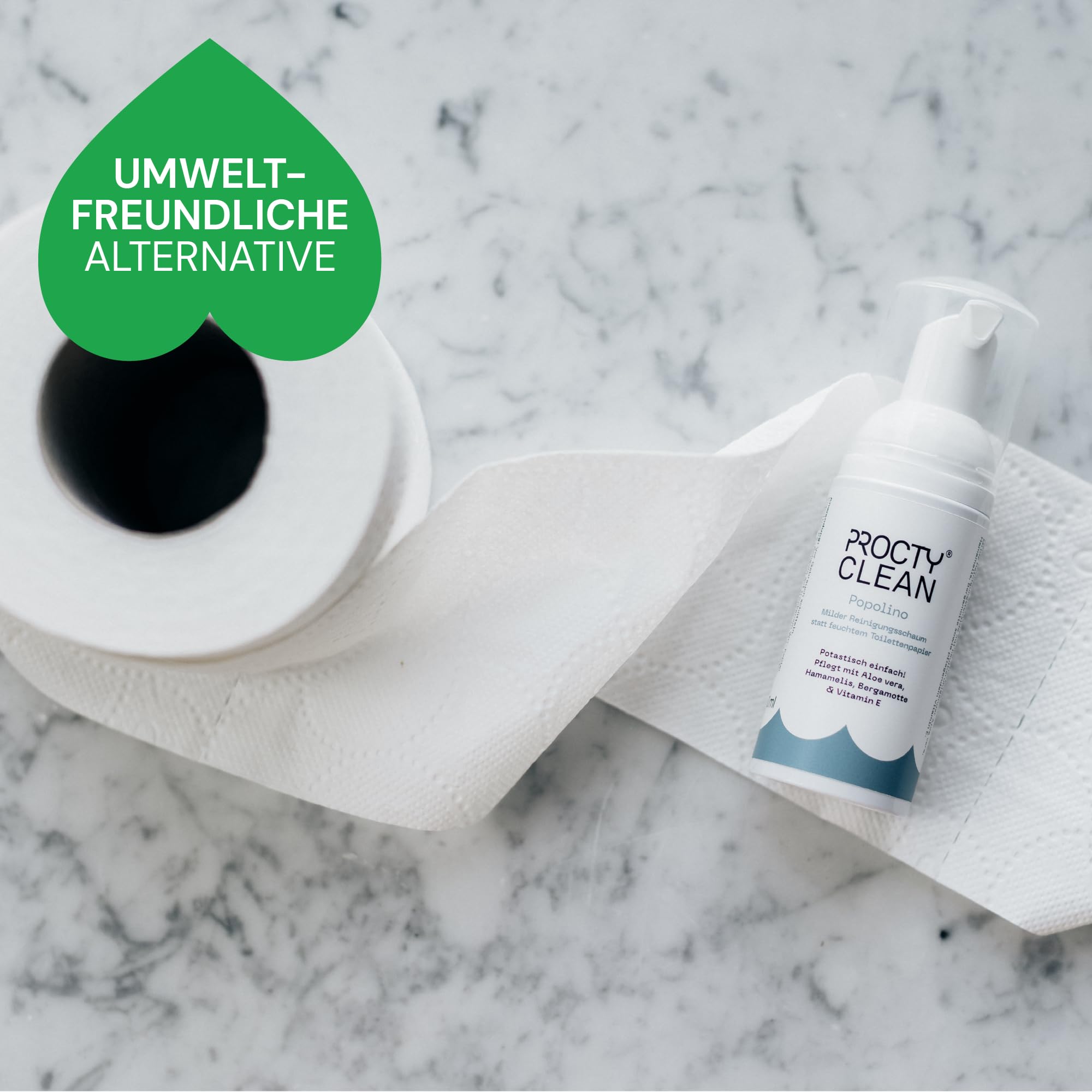 ProctyClean PoBox - Inftimpflege und Hygiene für den Po im Wohlfühl-Paket | Tägliche Pflege, Hilfe bei Hämorrhoiden, Analfissuren, Jucken, Brennen, statt feuchtem Toilettenpapier, auch als Geschenk