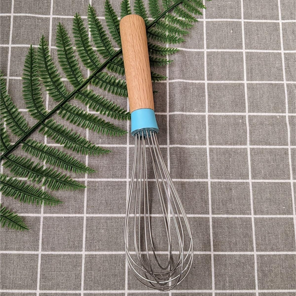 Schneebesen Manueller Schneebesen Aus Edelstahl Mit Holzgriff, Handmixer, Sahneaufschäumer Küchenhelfer