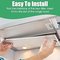 Vista 5 de MZY LLC W10169961A Range Hood Filter Replacement for Whirlpool, Kitchen Aid, Jenn-Air Hood Filters, 5-Layer Aluminum Mesh Grease Range Hood Filter