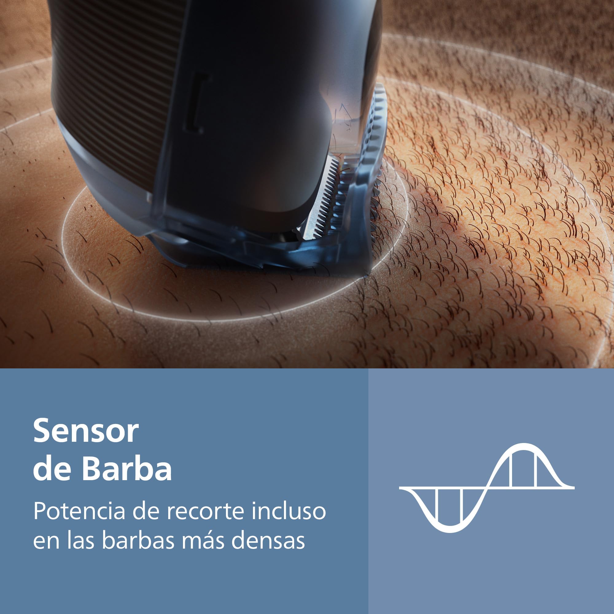 Philips Recortadora de Barba Series 5000 Hombre BT5765/15, Cuchillas Autoafilables, 40 Posiciones, Sensor de Barba, Resistente al Agua