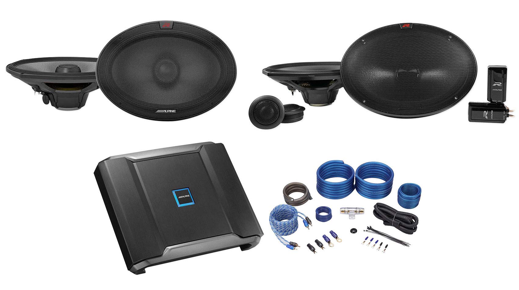 Amazon.com: Pair Alpine R-S69.2 300w 6x9 Coaxial+Pair Component