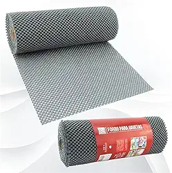 Genérico Forro de Armário/Gaveta Cozinha Antiderrapante 30x460cm PVC Cinza