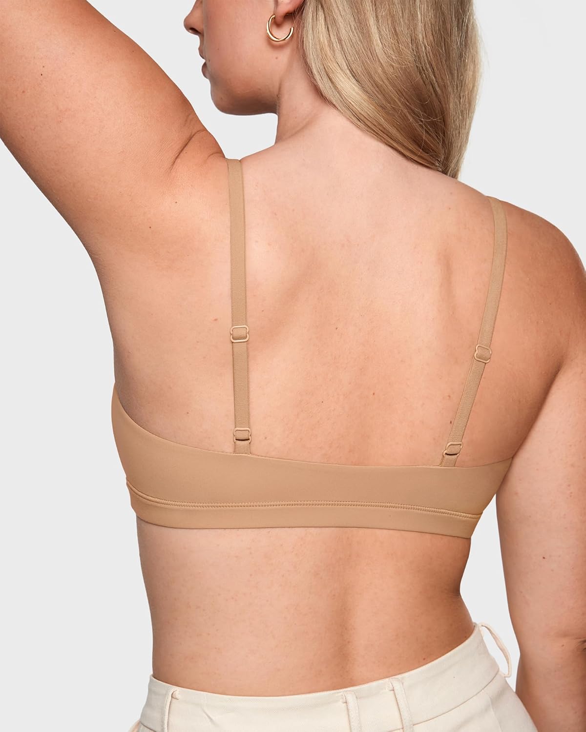 INLYRIC Women's Inbarely Soft Bralettes - Cami Bras No Underwire Seamless Unlined Comfort Bralette - Image 3