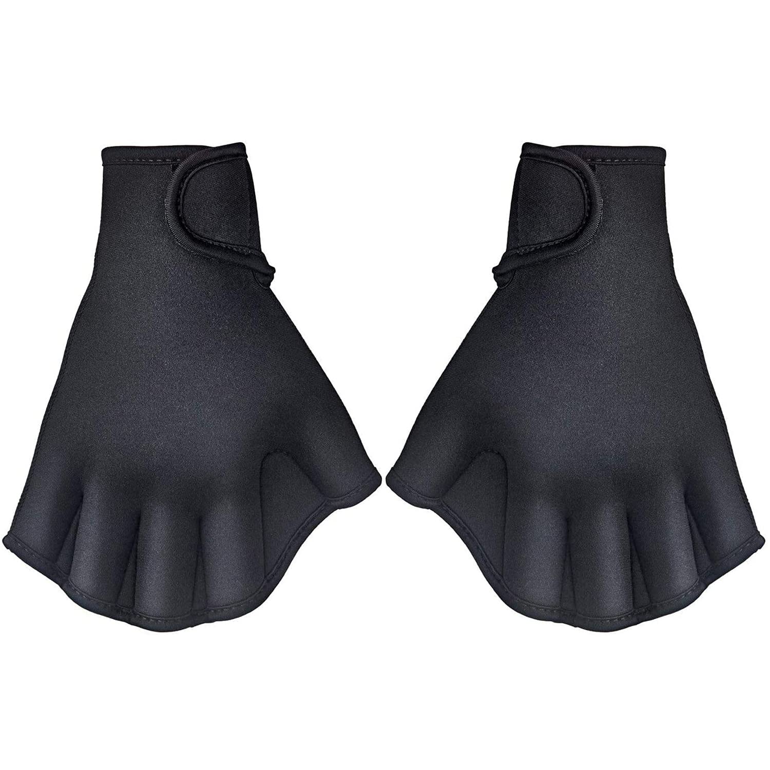 Helprise Aquatic Gloves Webbed Swim Gloves Well Stitching Swim Gloves for Men Women Adult Children Training