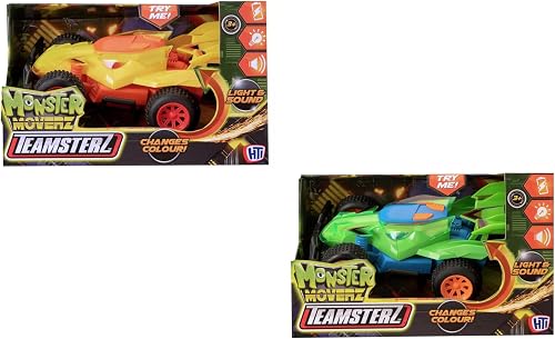Teamsterz HTI-1417577 Monster Moverz Light Up Creature Car Toy