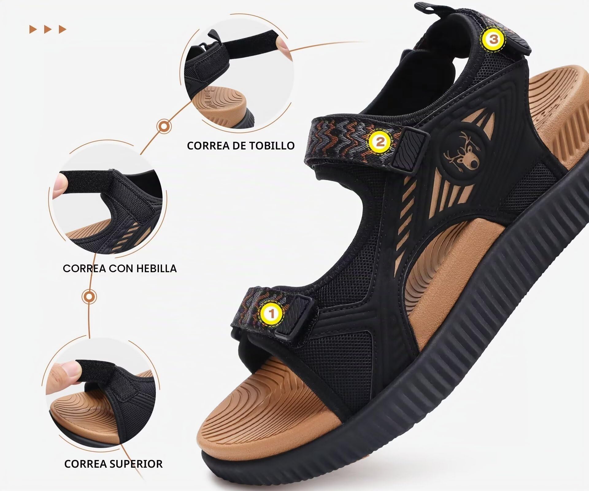 KuaiLu Sandalias ortopédicas para caminar para mujer con cómodo soporte de arco, alivio de la fascitis plantar, verano, al aire libre, senderismo, deporte, recuperación, correa ajustable, zapatos