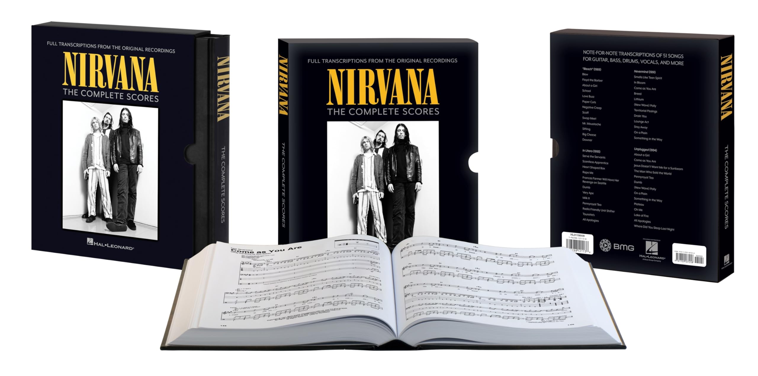 Nirvana - The Complete Scores. Jazz Ensemble mit Gesang. Partitur Gebunden: Deluxe Hardcover Book with Protective Slip Case