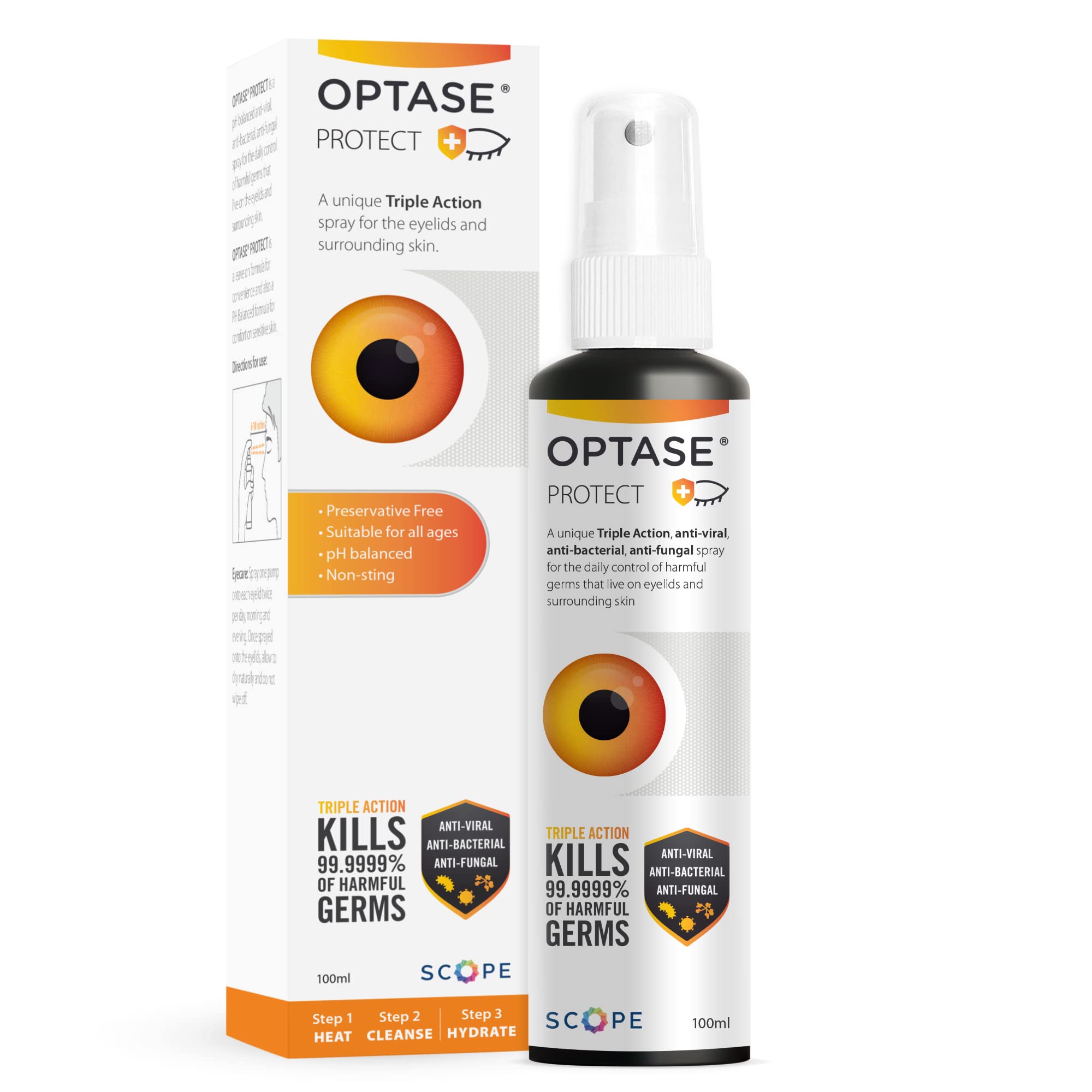Buy Optase Protect A Unique AntiViral, AntiFungal and AntiBacterial Eye Spray for The Daily