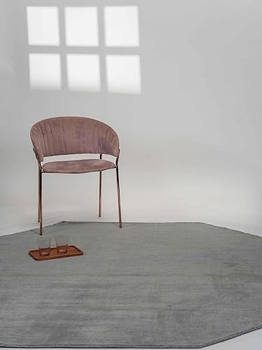 Miniatura 62 de Rugsotic Carpets Alfombra de Área Gabbeh de Lana Anudada a Mano 8'x10' Marrón Sólido L00111 Marrón,Verde,Beige,Azul / Patchwork,Camel,Carbón