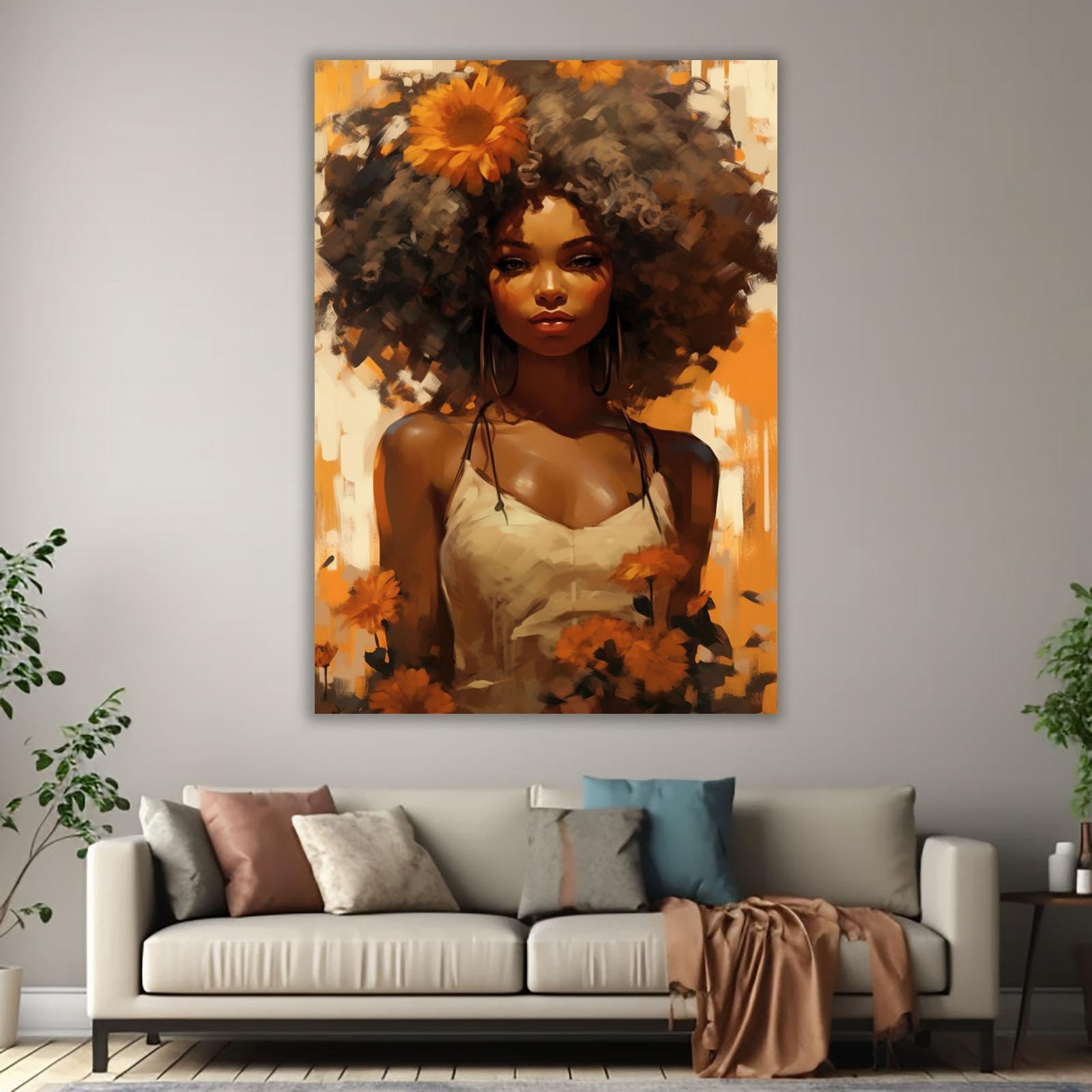 Afro-Amerikaanse Wall Art Maskers Tribal Etnische Canvas