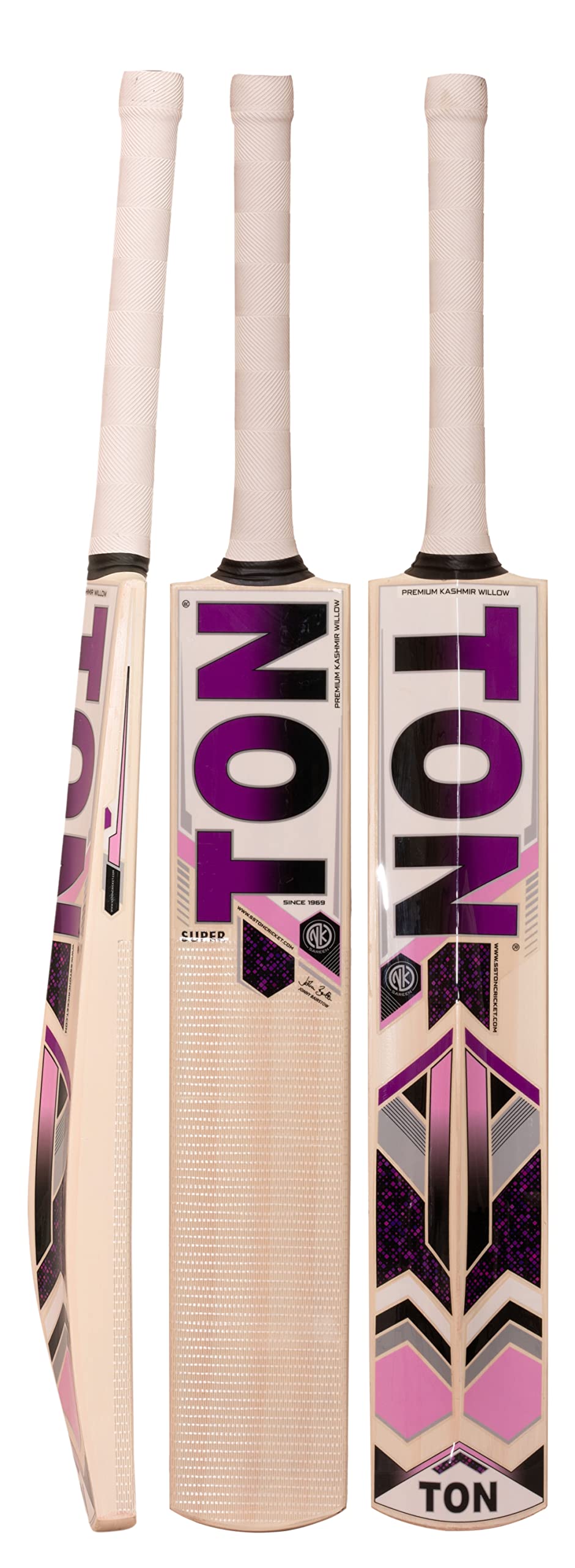 SS Ton Super Kashmir Willow Cricket Bat For Mens and Boys (Beige, Size -Short Handle) | Lightweight | Free Cover | Ready to play | For Professional Player | Ideal For Leather Ball-image-35