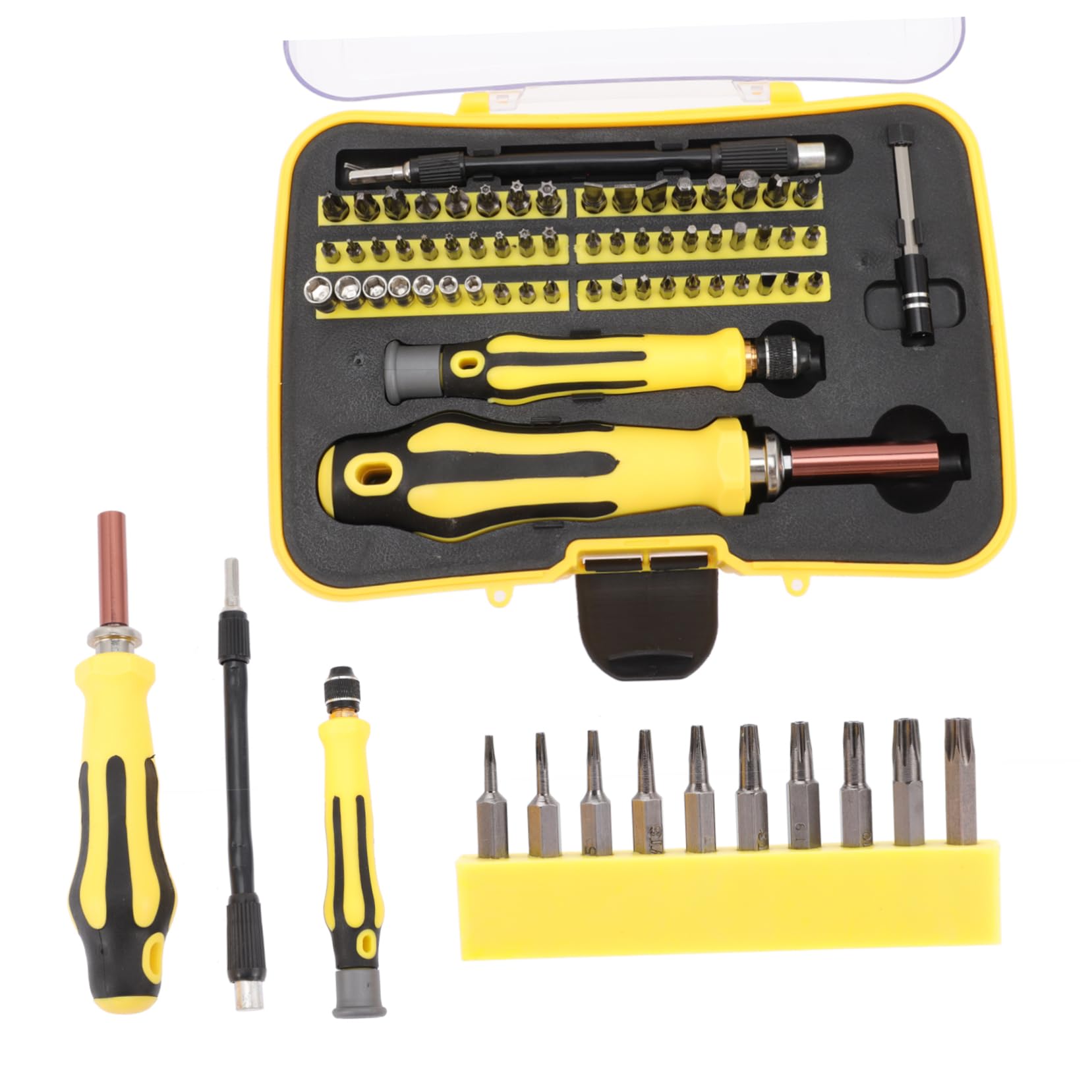 Kit Cacciaviti Multifunzione Giallo, per Riparazioni