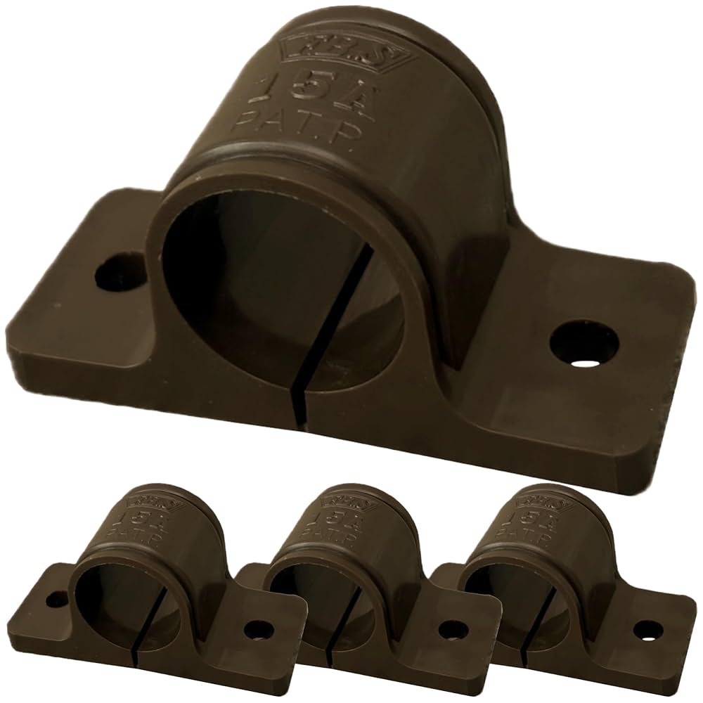 Amazon | 興栄化成 樹脂サドルバンド 18mm パイプ固定金具 塩ビ