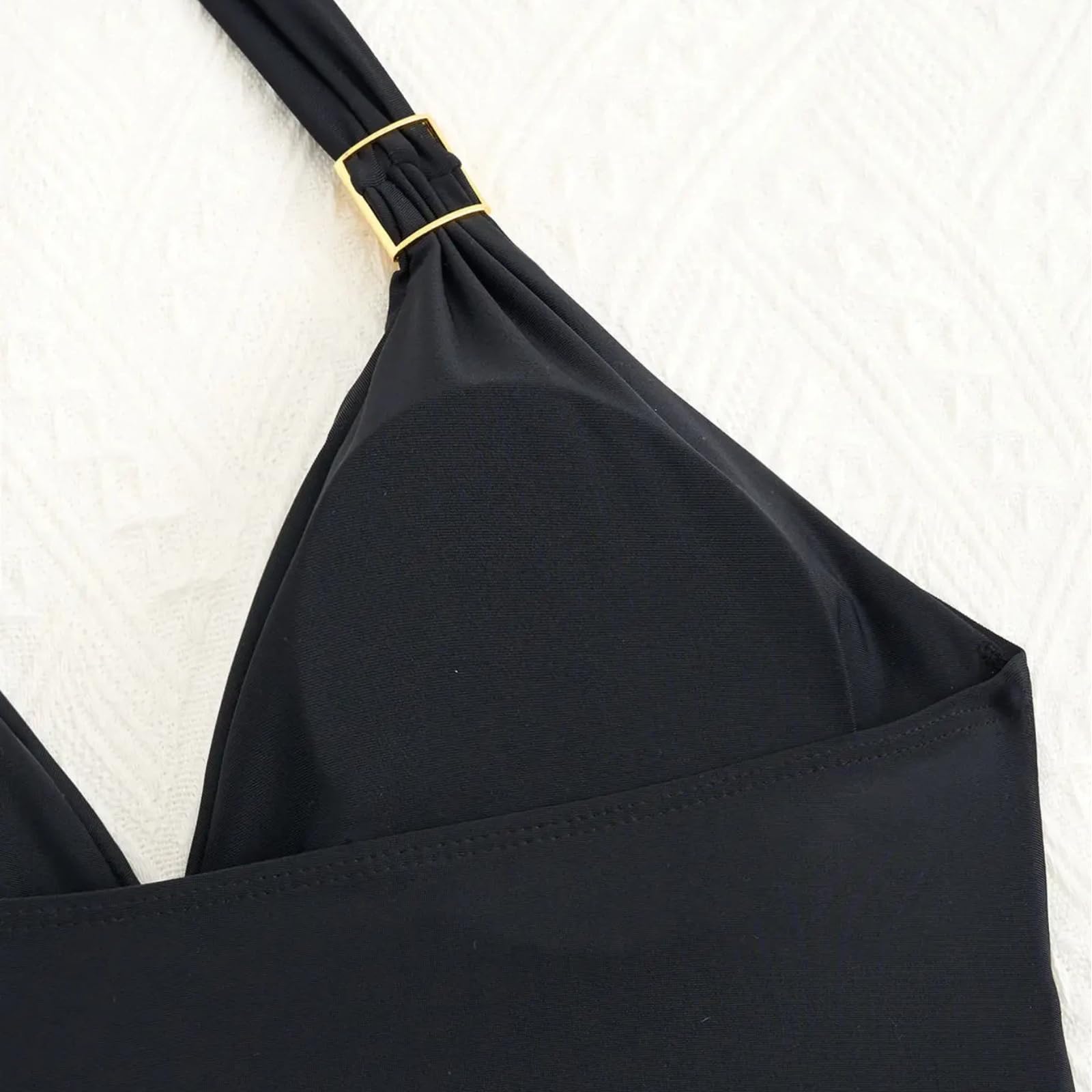 Zestaw tankini 2-częściowy strój kąpielowy damski czarny strój kąpielowy kobiety kąpiący się strój kąpielowy strój kąpielowy strój plażowy