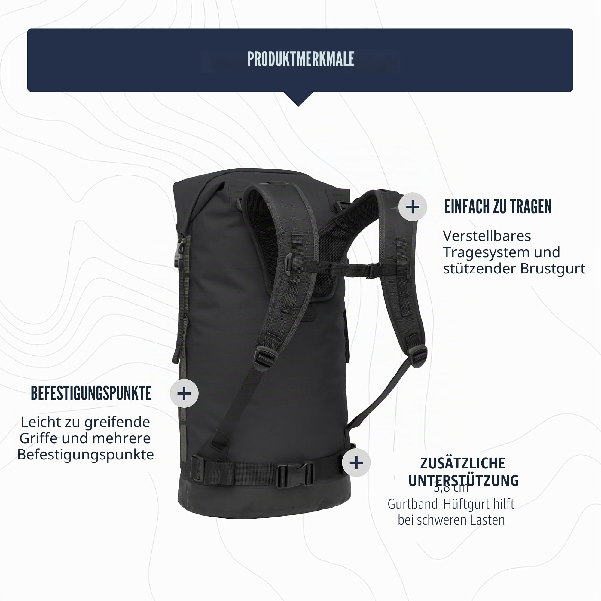 Sea to Summit Big River Dry Backpack 30L Picante