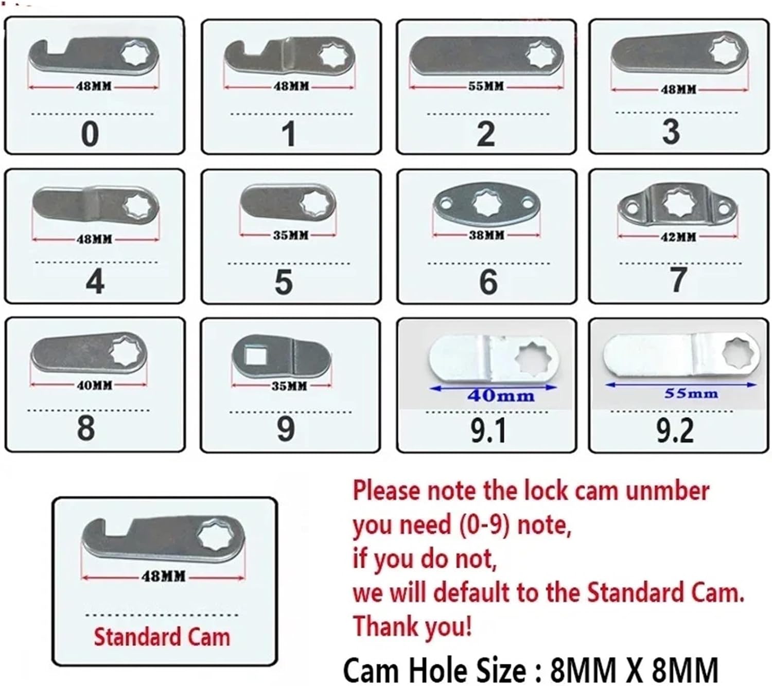 Door Lock Handle Cam Lock Keyless for Cabinet Door Drawer Cupboard Locker Hardware MMS485(20mm)