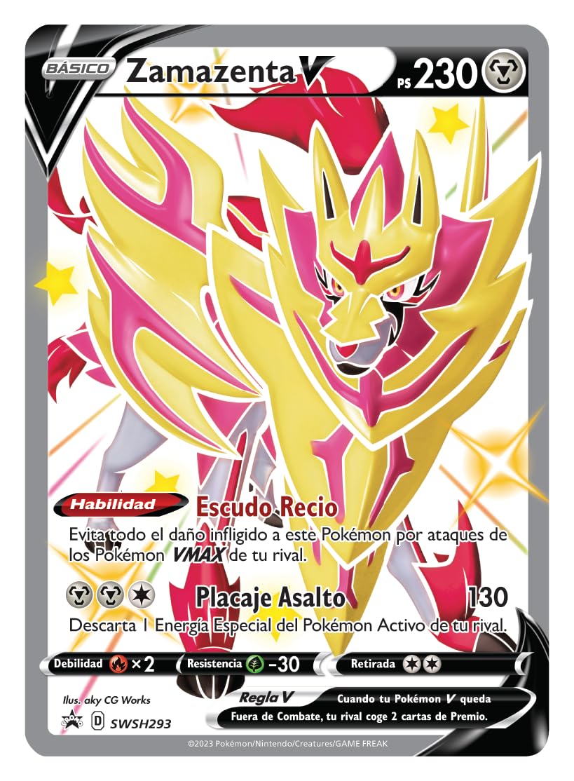 Pokémon: Colección prémium con Figura Zamazenta variocolor de