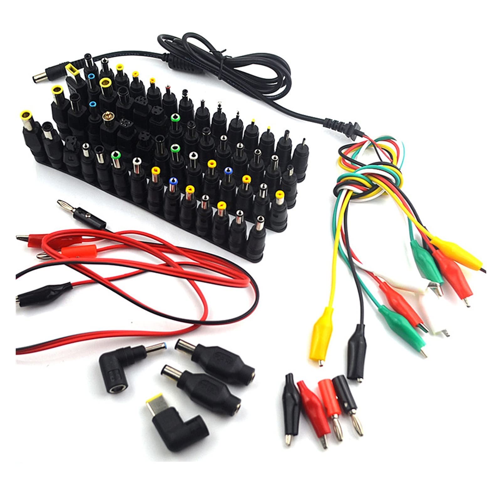 75 PCs Universal Laptop DC Stromversorgungsadapter-Anschlussstecker AC DC. Conversion Head Jack Ladegerät Anschlüsse Laptop Power Adaptum Regler-Netzteil