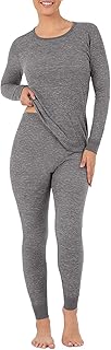 Fruit of the Loom Women’s Thermal Underwear Set Breathable & Lightweight Winter Underwear Thermals - Long Sleeve Thermals