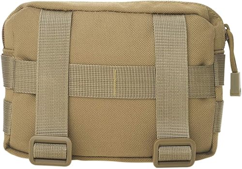 Miniatura 10 de Bolsa táctica Molle, bolsa horizontal de administración pequeña utilidad EDC Gear Tool Bag