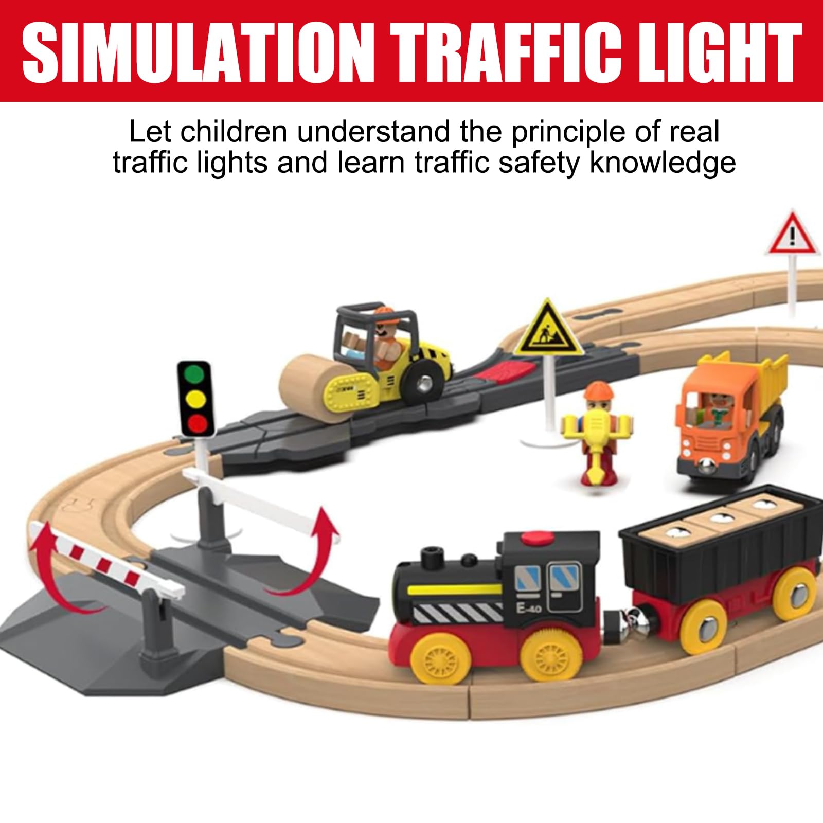 Pista Legno Trenino Trenino In Legno Giochi Pista Ferrovia Gioco