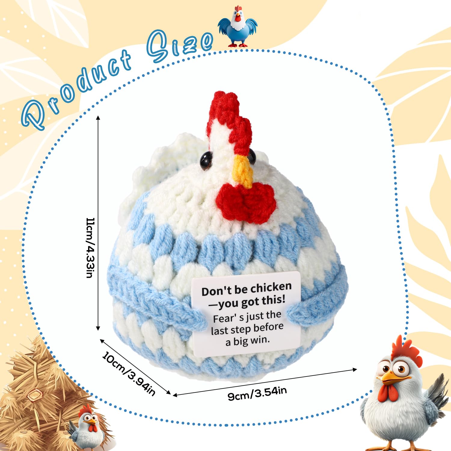 TOYMIS Positive Chicken Crochet - Image 2
