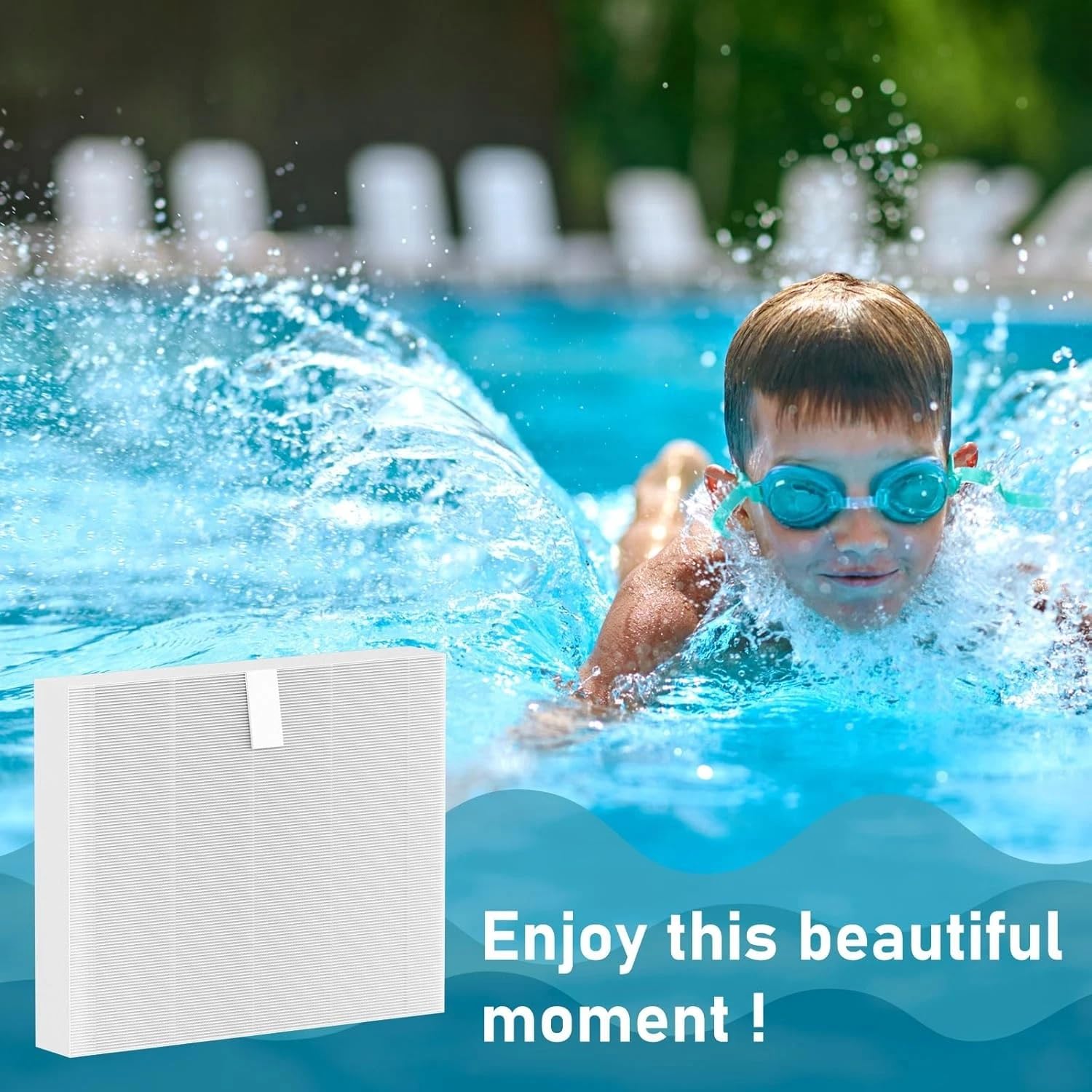 F/T 10-00814 Lot de 6 filtres plats pour spa Simplicity W- Compatible avec Bullfrog M Series M6 M7 M8 M9, Swim Series S150 S180XD S200 et A Series A5 A6 A7 A8 A9 (2023 pour présent)