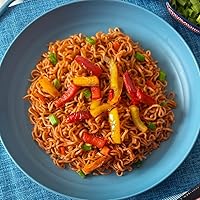 Vista 3 de Maruchan Yakisoba Fire sabor a carne picante, 3.99 onzas (paquete de 8)