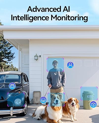 Miniatura 5 de TMEZON Cámaras de seguridad inalámbricas para exteriores, cámaras de seguridad solares para exteriores con tarjeta SD de 2.26 oz, sistema de