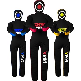 MMA Judo Grappling Dummy - Punch Bag for Brazilian BJJ Jiu Jitsu Standing Position Wrestling BJJ Dummy for Martial Arts Training Canvas Unfilled