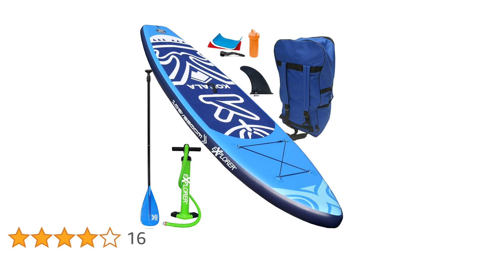 EXPLORER SUP Kohala 320 Stand Up Paddle Surf Board Paddling