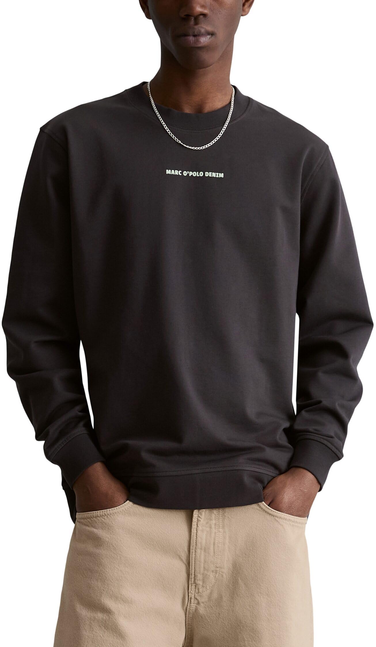 Marc OߴPolo Denim Sudadera Hombre con estampado en la espalda Regular Fit
