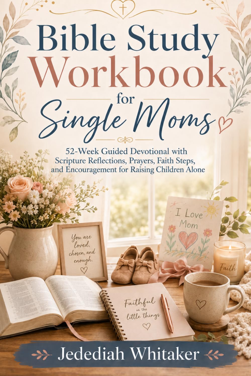 Bible Study Workbook for Single Moms: 52-Week Guided Devotional with Scripture Reflections, Prayers, Faith Steps, and Encouragement for Raising Children Alone