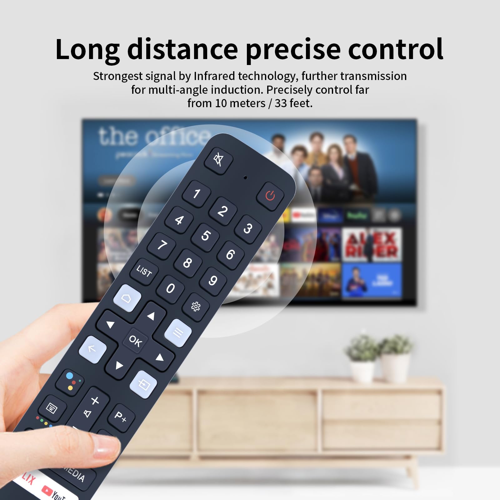Telecomando Tv Telecomando Universale RC4518P - Sostituto Per TV
